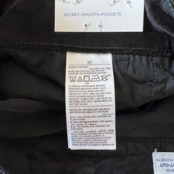 Old Navy Extra High Rise Kicker Boot Cut Velvet Pant Women's Plus Size 22 New wi - Picture 4 of 6